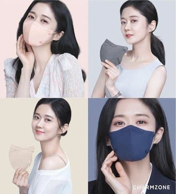 韓國製 張娜拉代言 CHARMZONE 夏日輕薄透氣口罩 大型單片